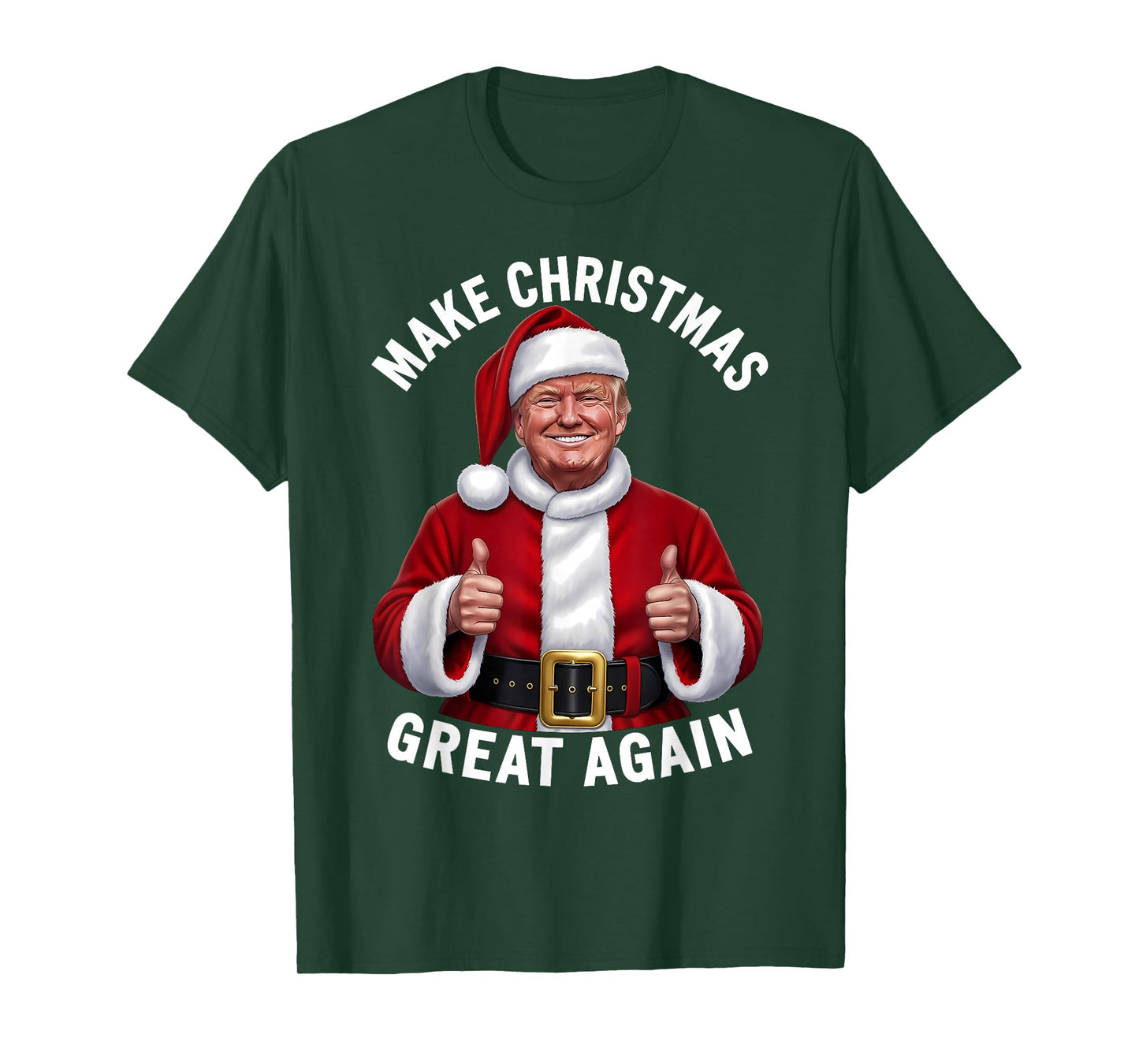 Make Christmas Great Again Xmas Funny Trump Pajamas Ugly T-Shirt