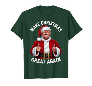 Make Christmas Great Again Xmas Funny Trump Pajamas Ugly T-Shirt