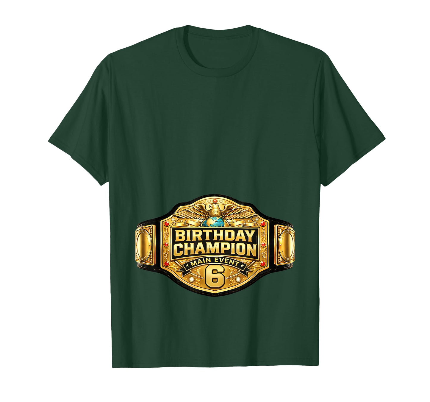 6th Wrestler Birthday Wrestling Champion Party Kids Boys T-Shirt