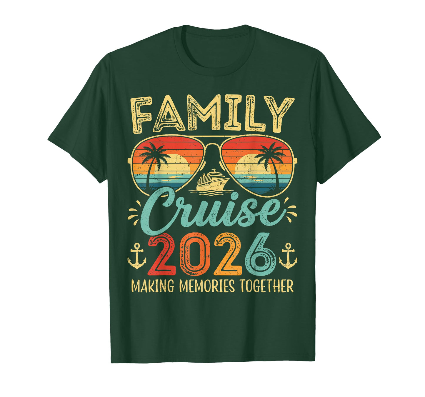 Family Cruise 2026 Summer Vacation Matching Family Cruise T-Shirt