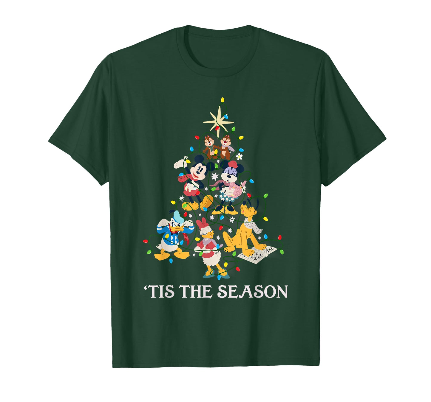 Disney Mickey and Friends Christmas 'Tis The Season T-Shirt