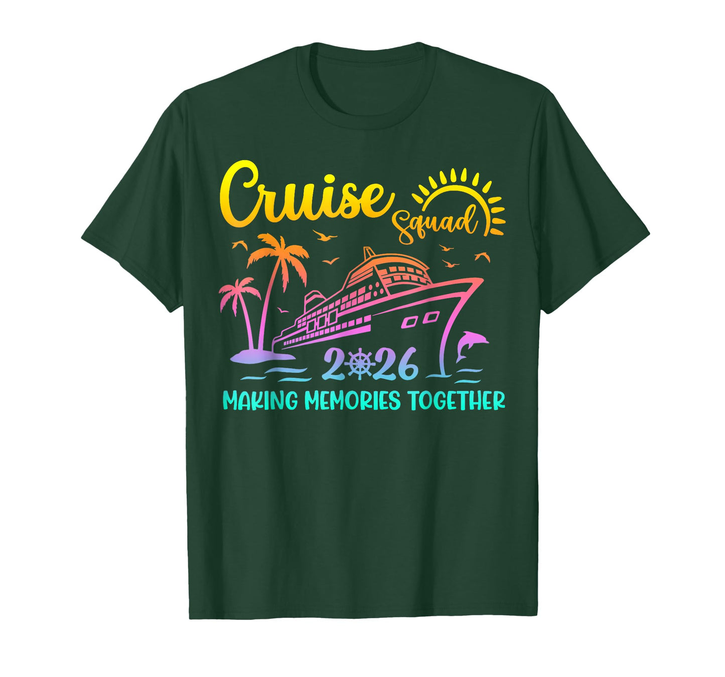 Cruise Squad 2026 Family Friends Vacation Matching Group T-Shirt