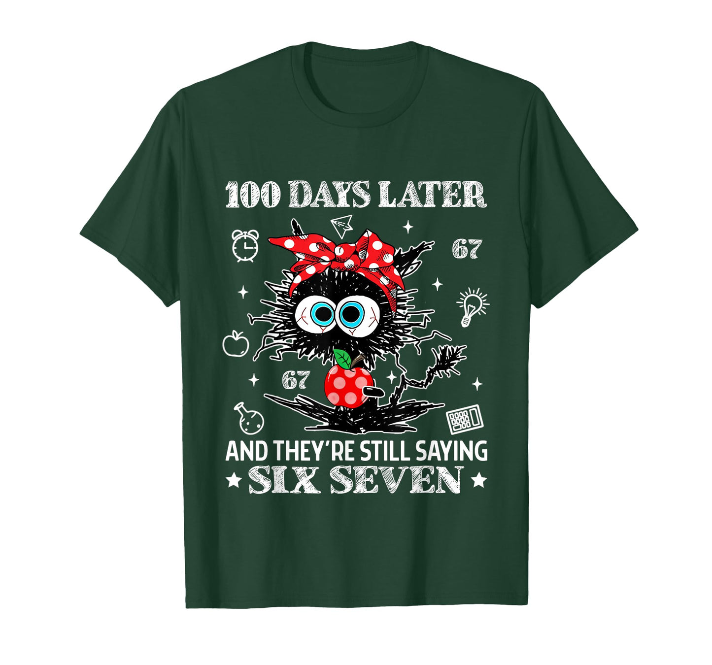 100 Days Later and They're Still Saying 67 Funny Teacher Kid T-Shirt