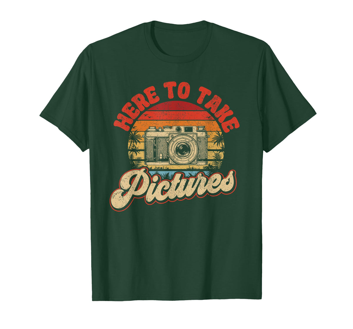 Photographer here to take Pretty Pictures Retro Photography T-Shirt
