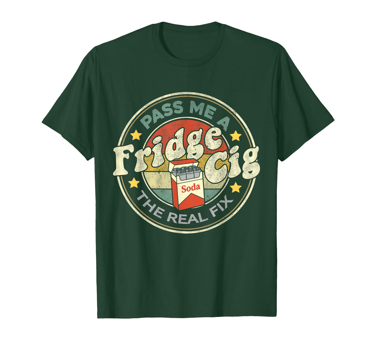 Pass me a Fridge cig Energy Drink Lover Fridge Cigarette T-Shirt