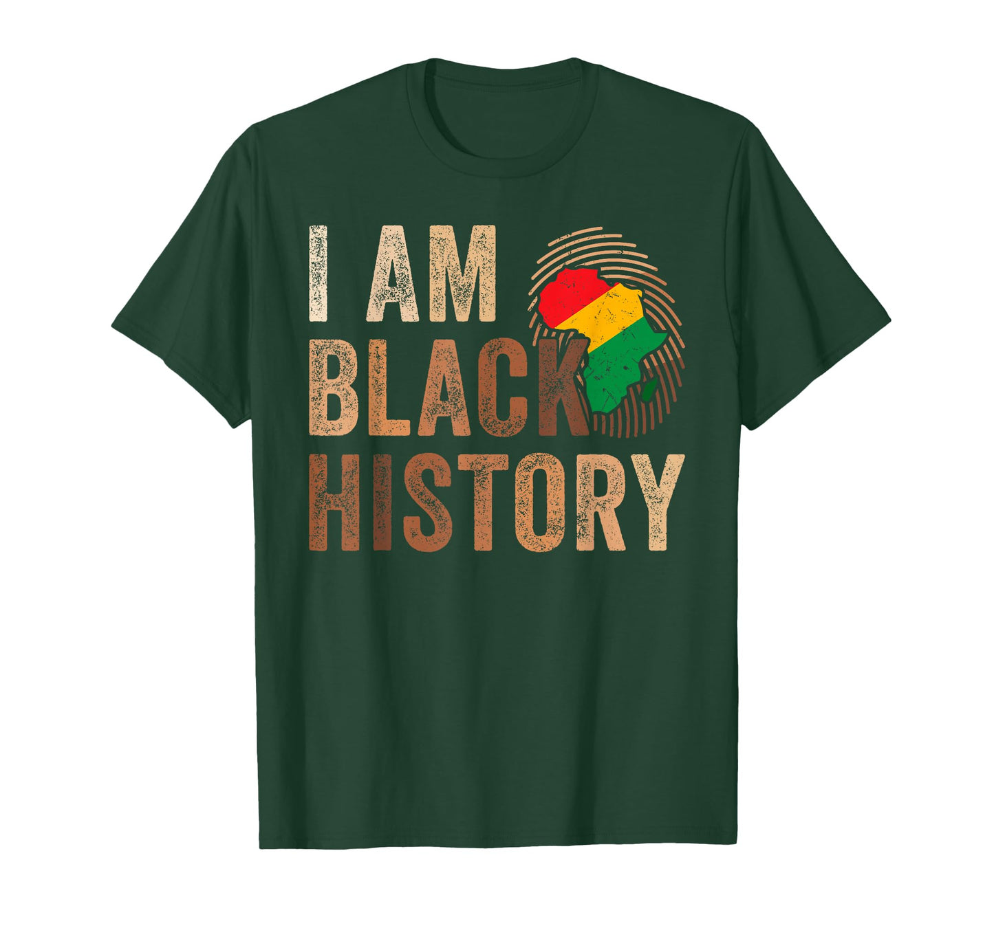 I Am Black History Month Melanin DNA African American Pride T-Shirt