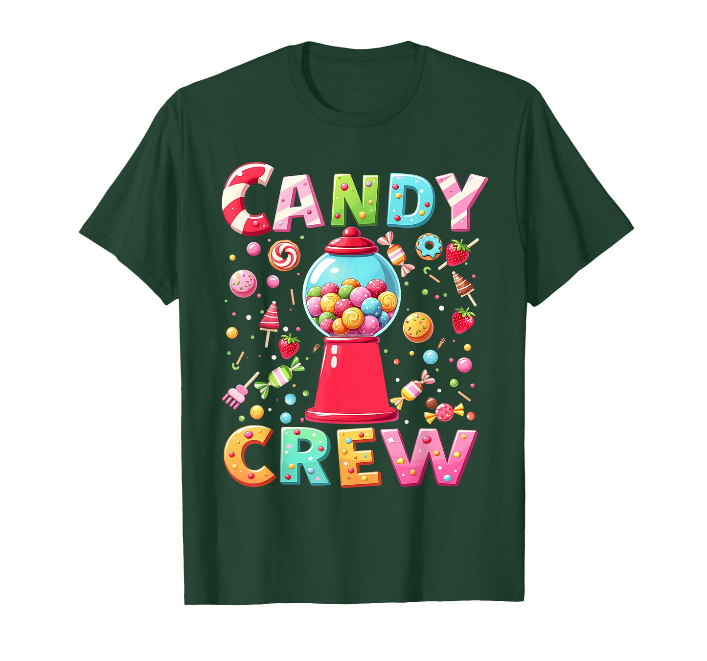 Candy Crew Candy Costume Women Candy Land Kids Sweetie T-Shirt