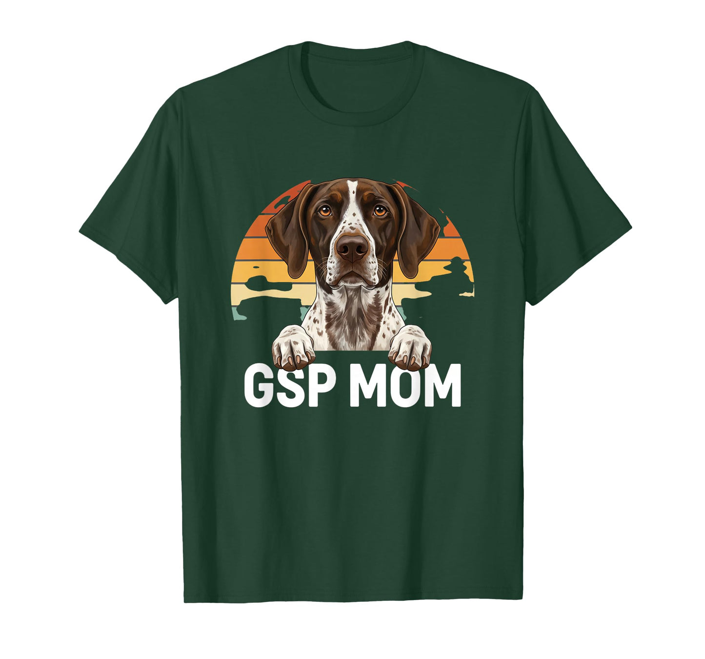 Dog GSP Mom, German Shorthaired Pointer Mom for Hunting Dog T-Shirt