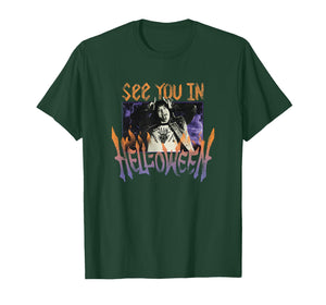 Stranger Things Eddie Munson Hellfire Halloween Flames T-Shirt