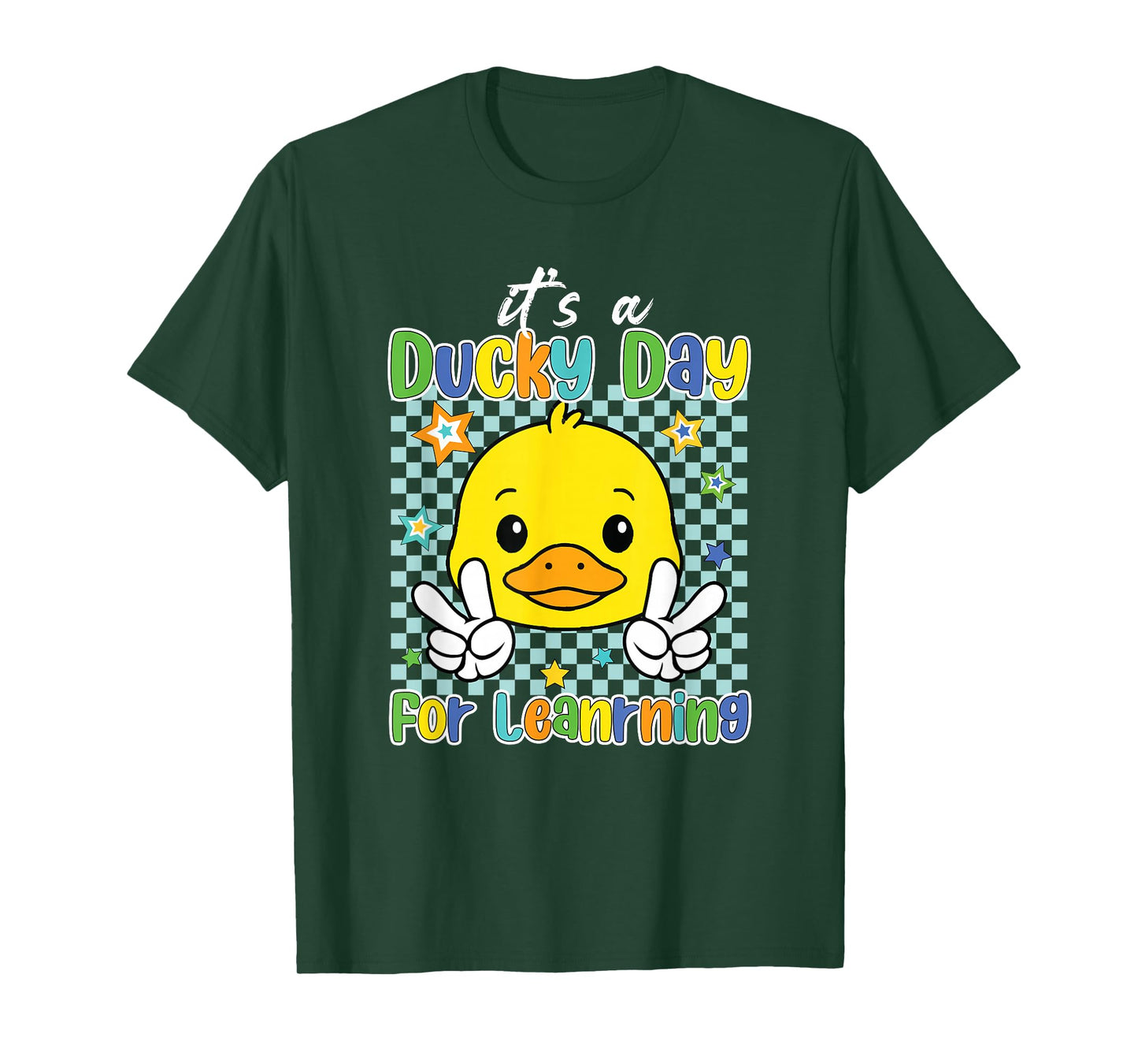 School Rubber Duckies Ducky Day Teacher Rubber Duck T-Shirt