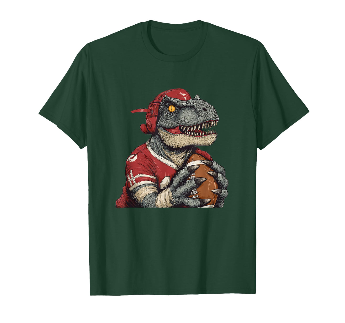 Awesome Jurassic Football Costume for Dinosaurs Lovers T-Shirt