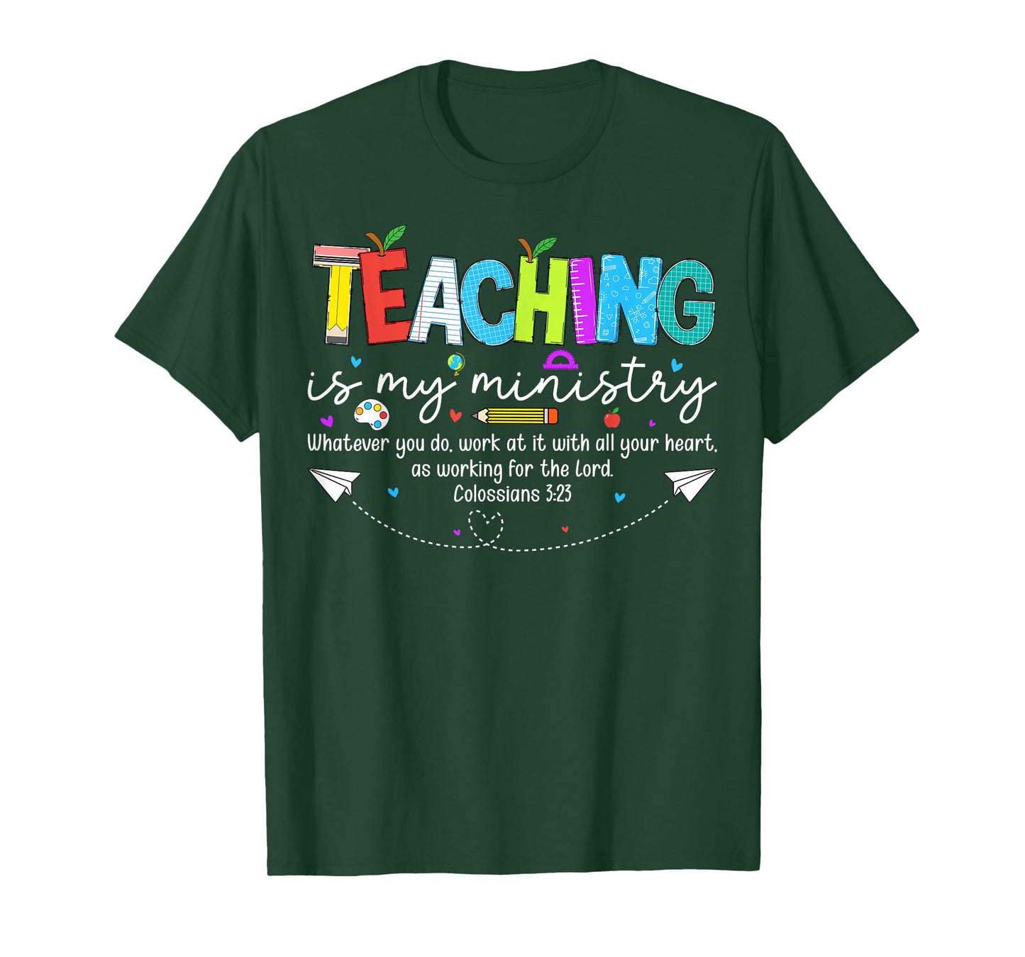 Christian Teacher - Teaching is My Ministry T-Shirt