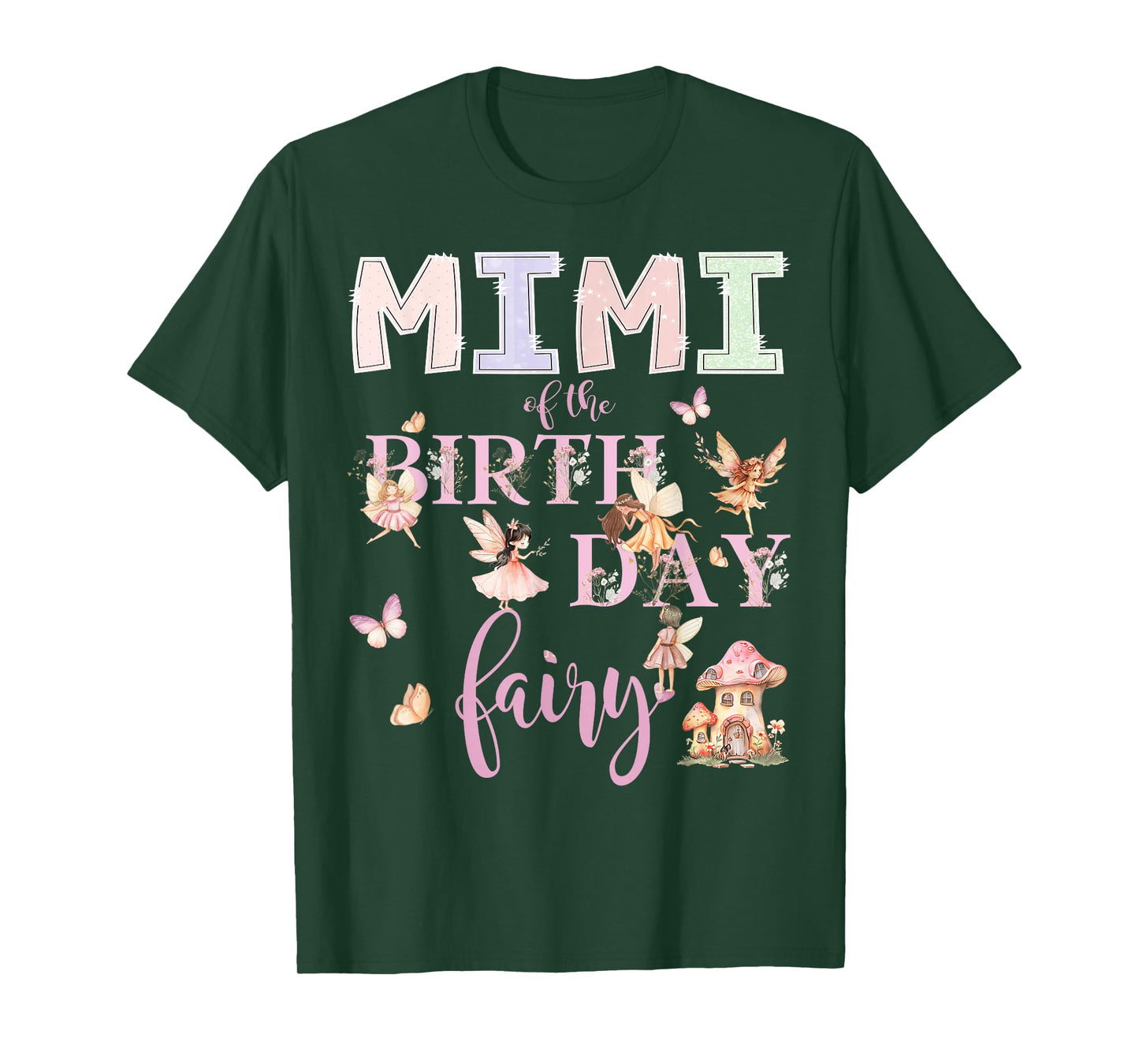 Mimi of The Birthday Fairy Birthday Girl Magical Family T-Shirt
