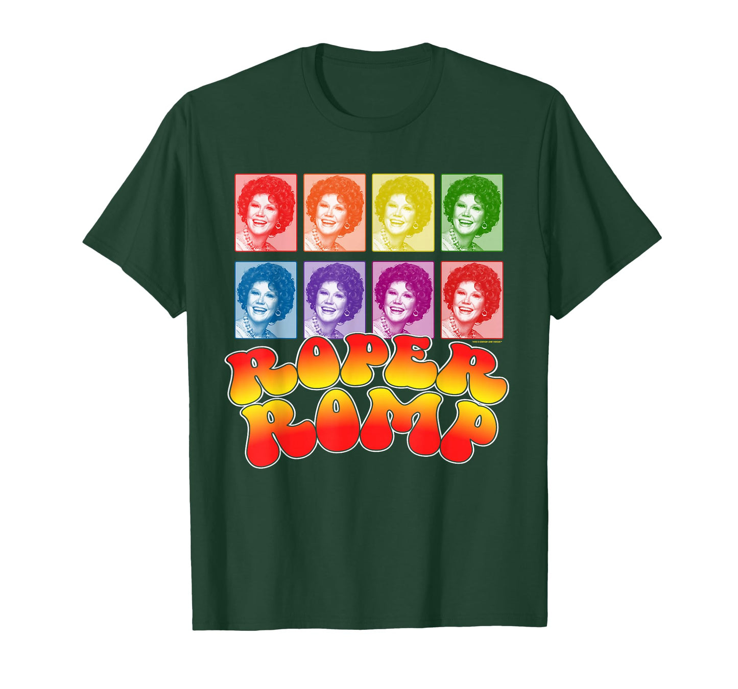Roper Romp! Funny Mrs Roper Three's Company Pop Art Retro T-Shirt