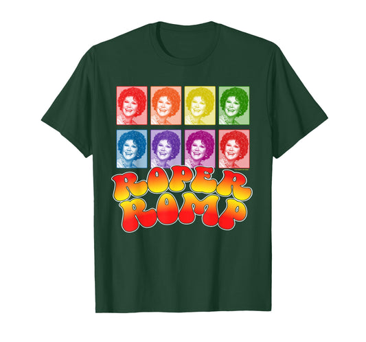 Roper Romp! Funny Mrs Roper Three's Company Pop Art Retro T-Shirt
