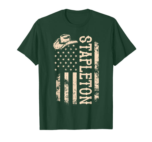 Stapleton Name Personalized Vintage 80s 90s T-Shirt