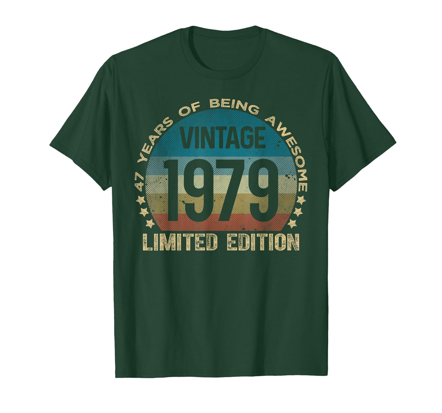 47 Year Old Gifts Vintage 1979 Limited Edition 47th Birthday T-Shirt