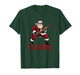 Christmas Sleigher Heavy Metal Santa Rock On Xmas T-Shirt
