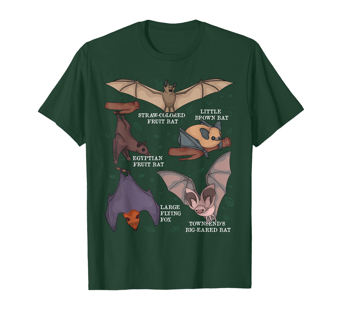Bat Lover Kids Bat Species Biology Bats T-Shirt