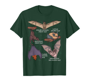 Bat Lover Kids Bat Species Biology Bats T-Shirt