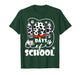 100 Days of School Dalmatian Dog Kids 100 Days Smarter T-Shirt