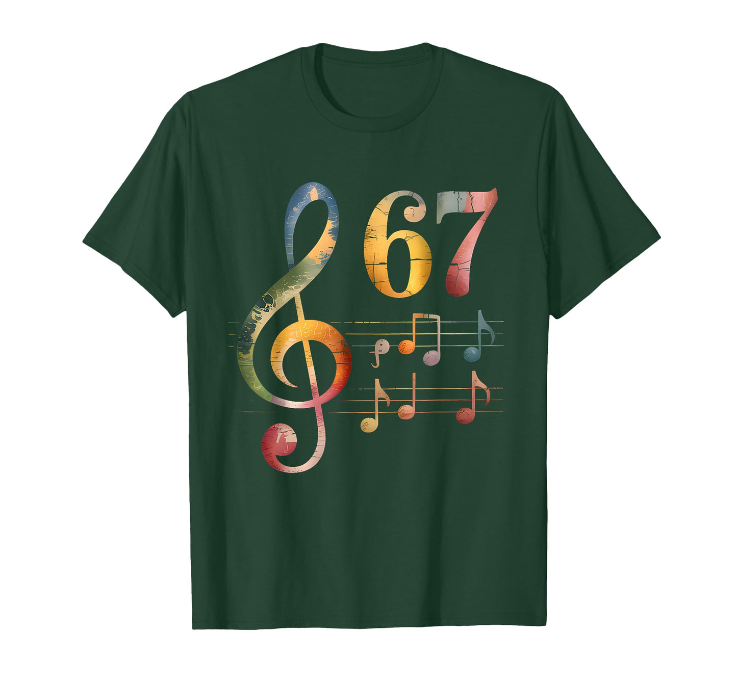 Funny 67 Music Meme Slang Six Seven Music Teacher Musician T-Shirt