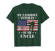 Kids My Favorite Veteran is My Uncle Shirt Kids' Veterans Day T-Shirt
