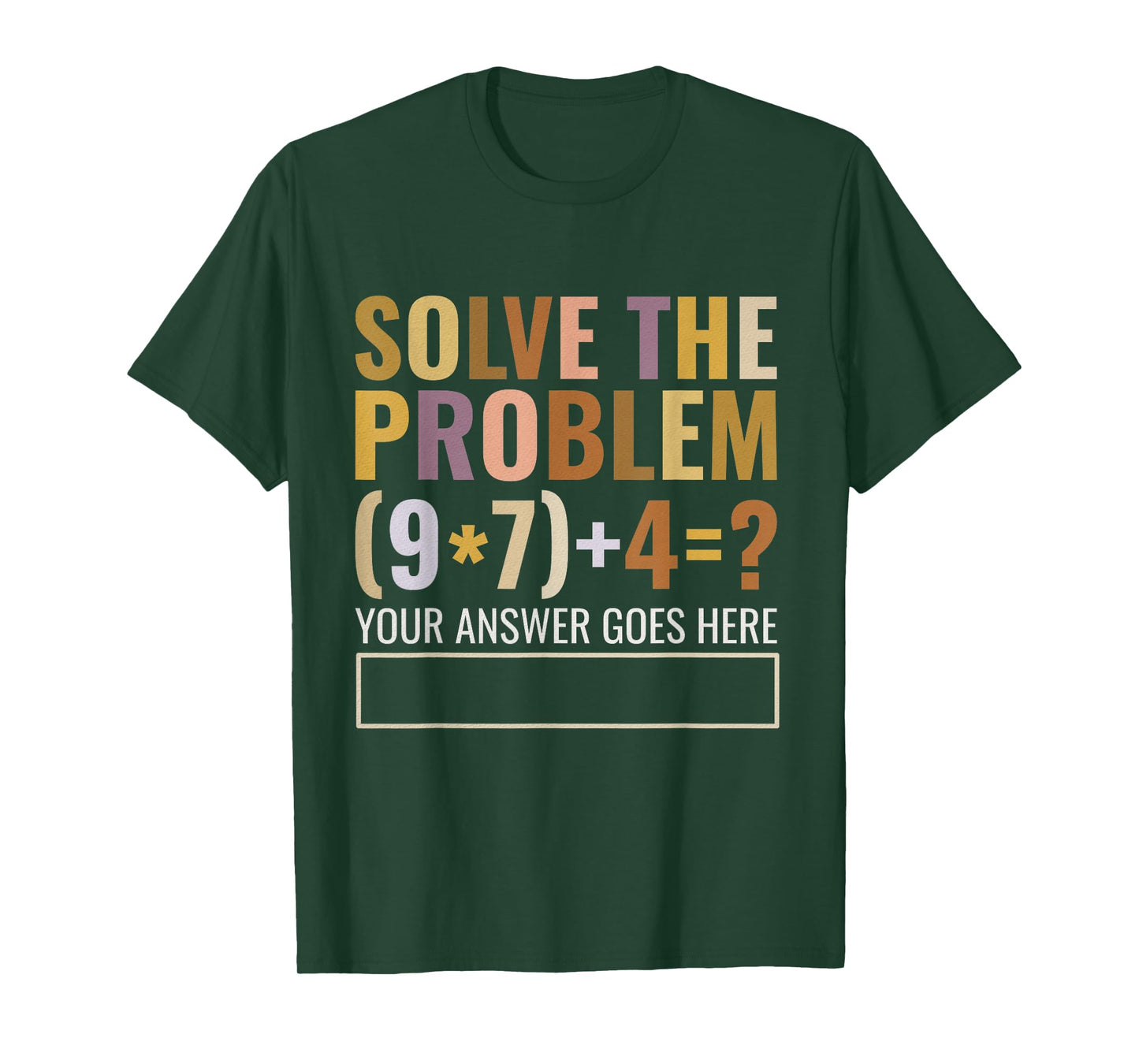 Solve The Problem 6 7 Meme Gen Alpha Teacher Brainrot T-Shirt