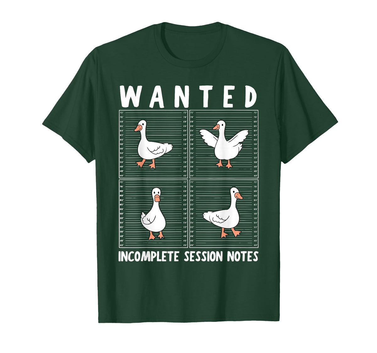 Want Incomplete Session Notes Silly Goose ABA RBT Therapy T-Shirt