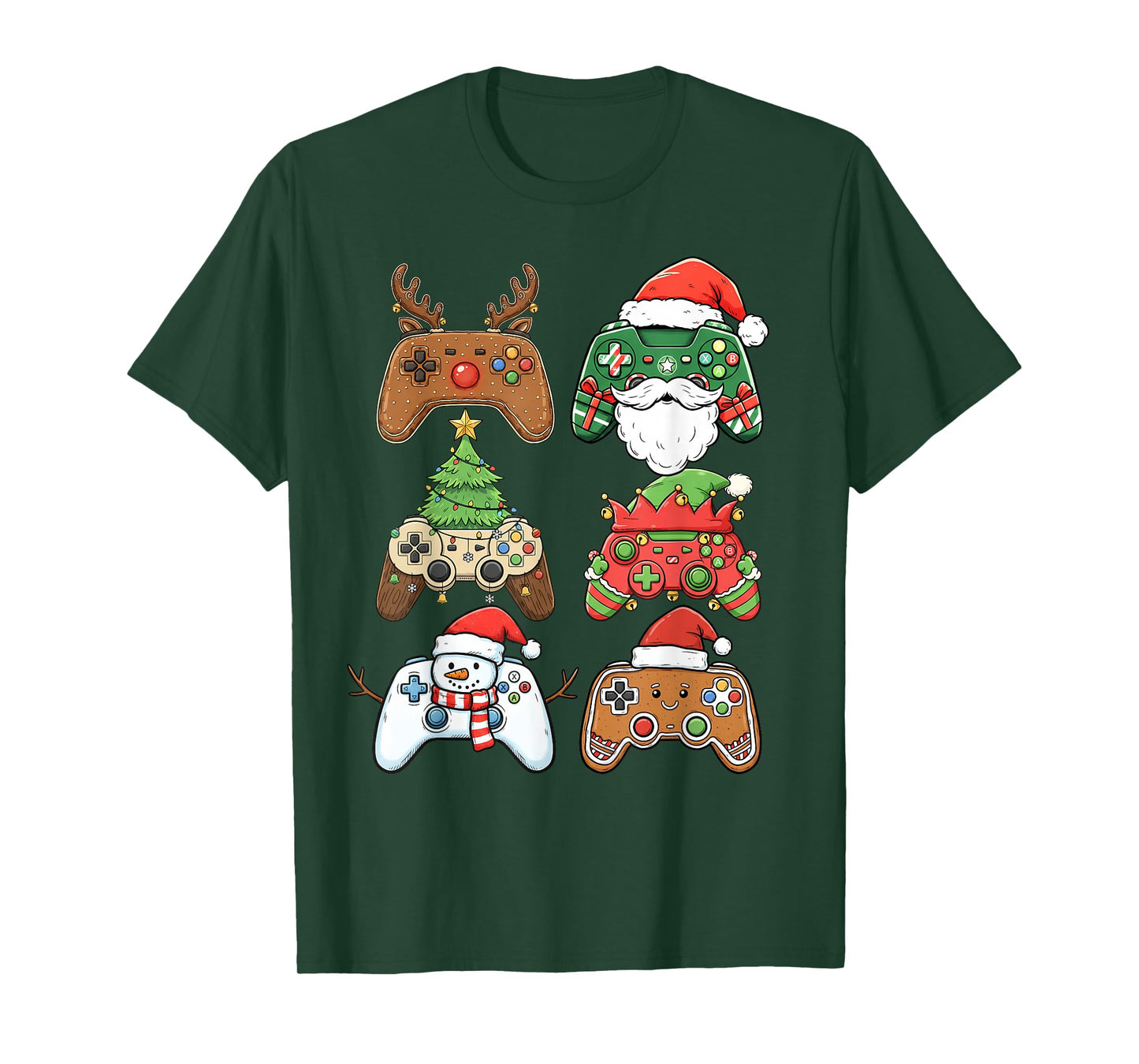 Funny Gamer Christmas Shirt Holiday Controller Boys Kids T-Shirt