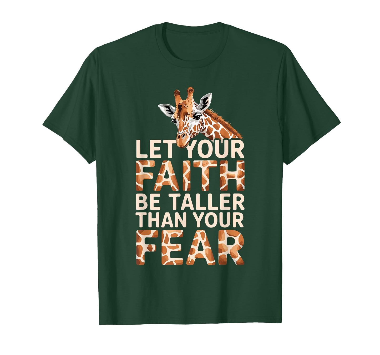 Cute Giraffe Design for Men Women Adult Safari Giraffe Lover T-Shirt