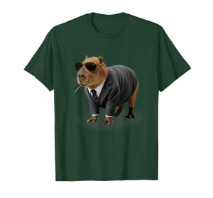 Official Funny Big Boss Capybara, Cool Sunglasses Water Pig T-Shirt