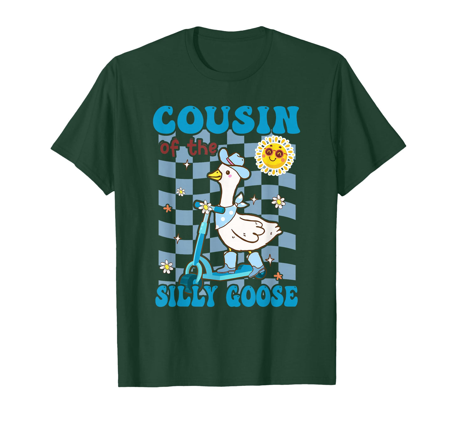 Cousin of The Silly Goose First Birthday Family Matching T-Shirt