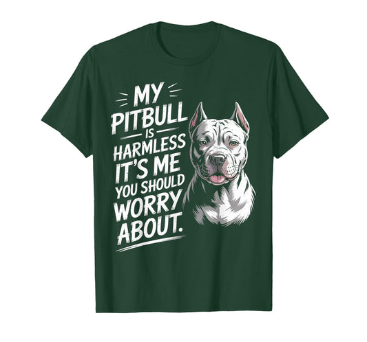 Pitbull Dog Items Owner T-Shirt
