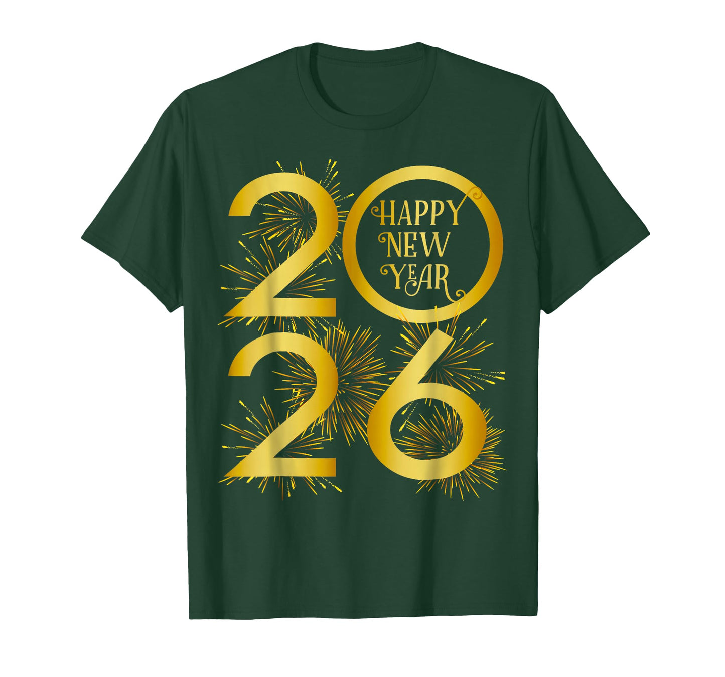 New Year 2026 Fireworks Happy New Year 2026 T-Shirt