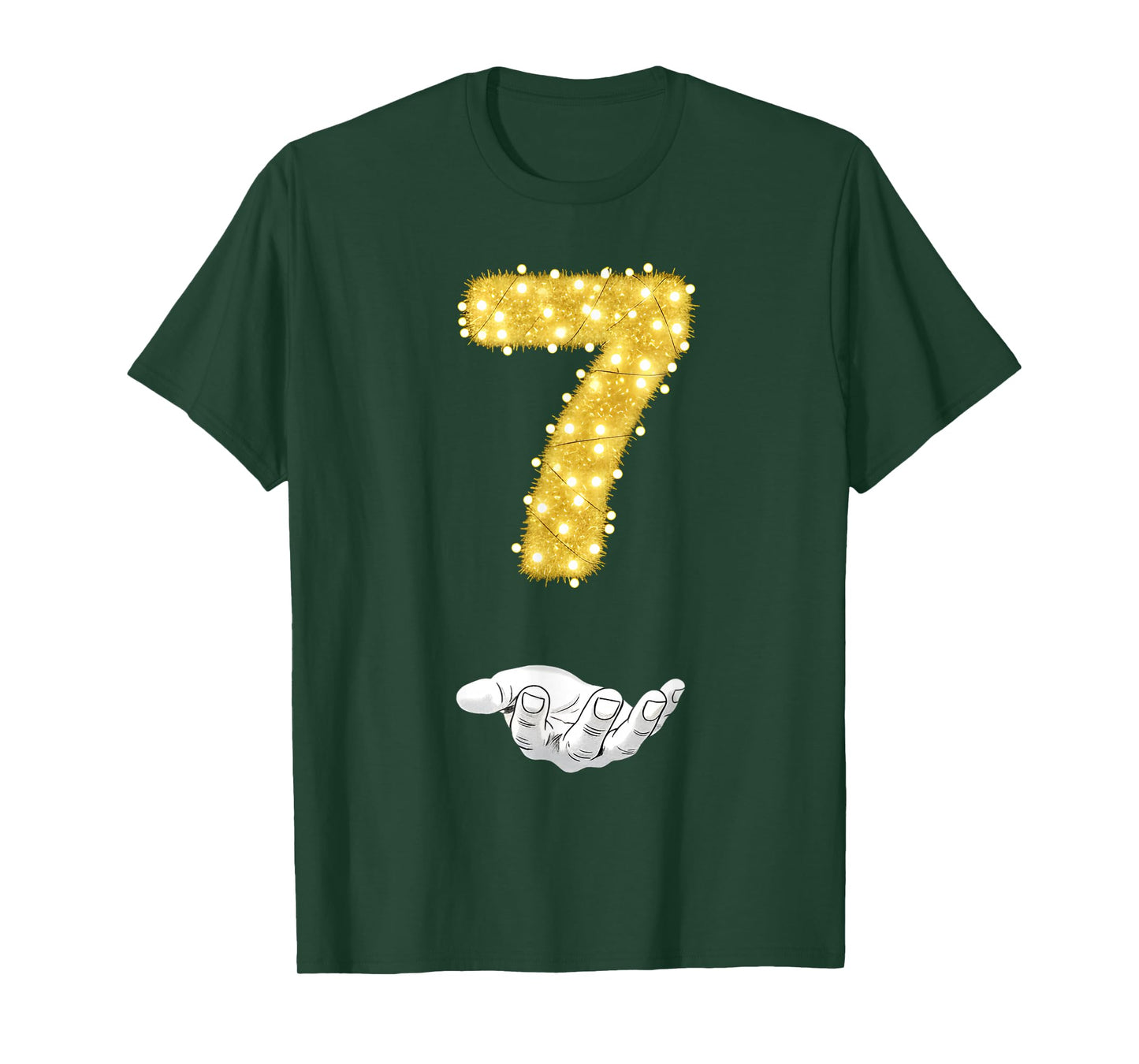 Funny Xmas 6-7 Funny 6 7 Christmas Matching 7 Boys Girls T-Shirt