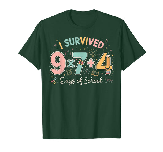 Funny Six Seven 67 Days of School Meme Math Teacher 6 7 T-Shirt
