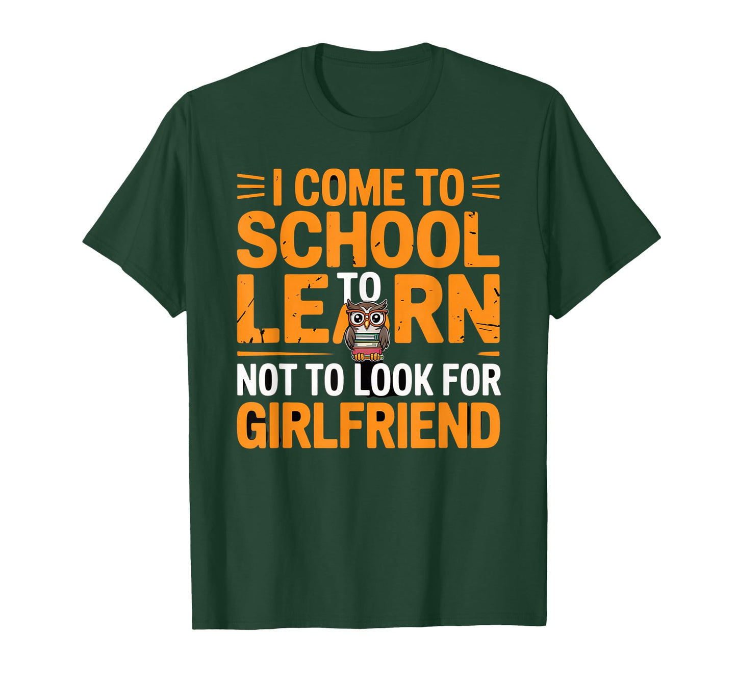 Funny School Shirt for Students | I Come to School to Learn T-Shirt