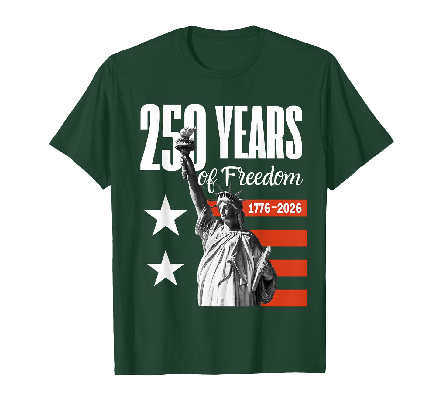 250 Years of Freedom America 1776-2026 T-Shirt