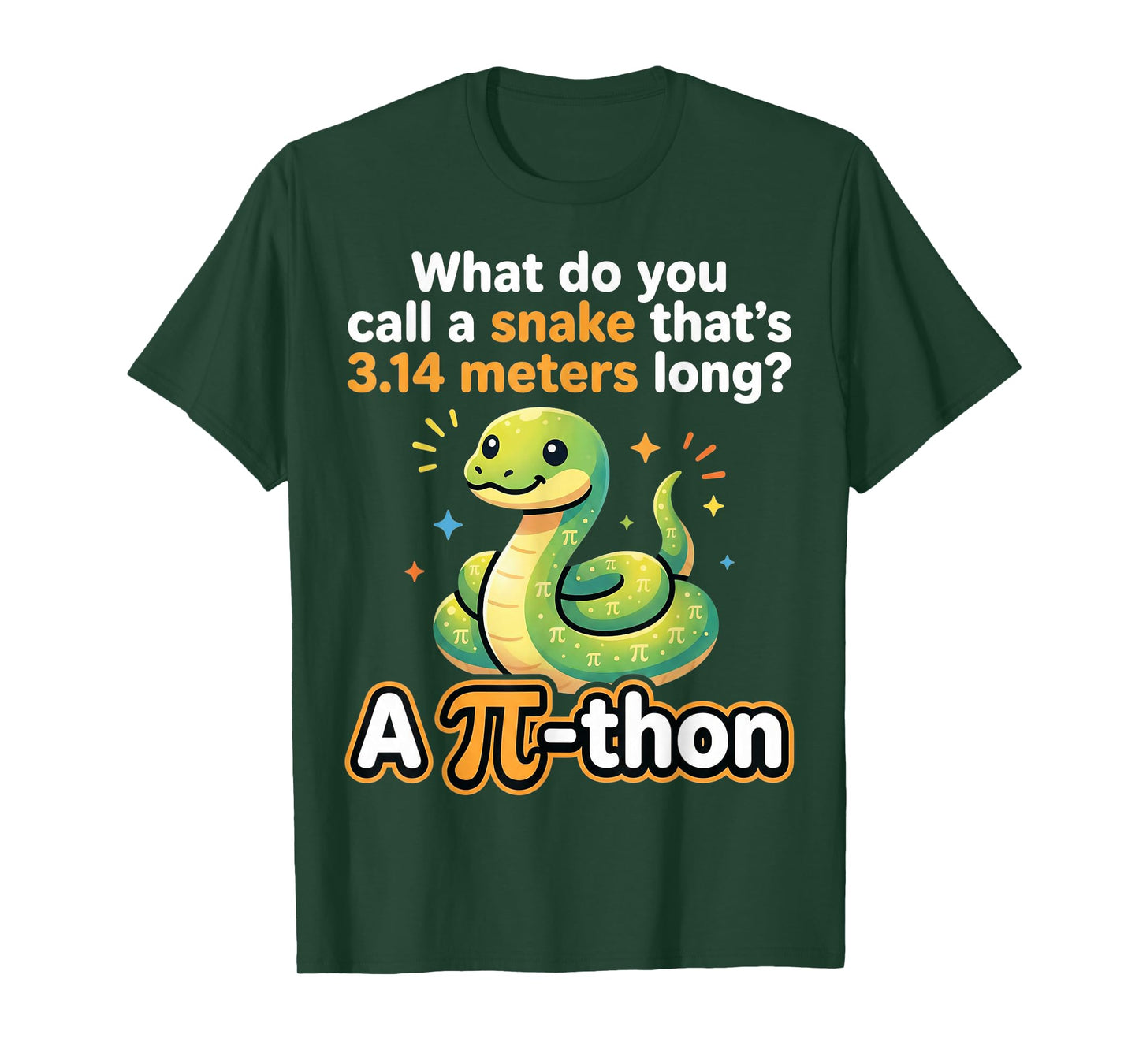 Funny Pi Day Puns Pithon Math Teacher Jokes Women Men Kids T-Shirt