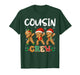 Cousin Crew Christmas Pajama Gingerbread Man Dabbing T-Shirt