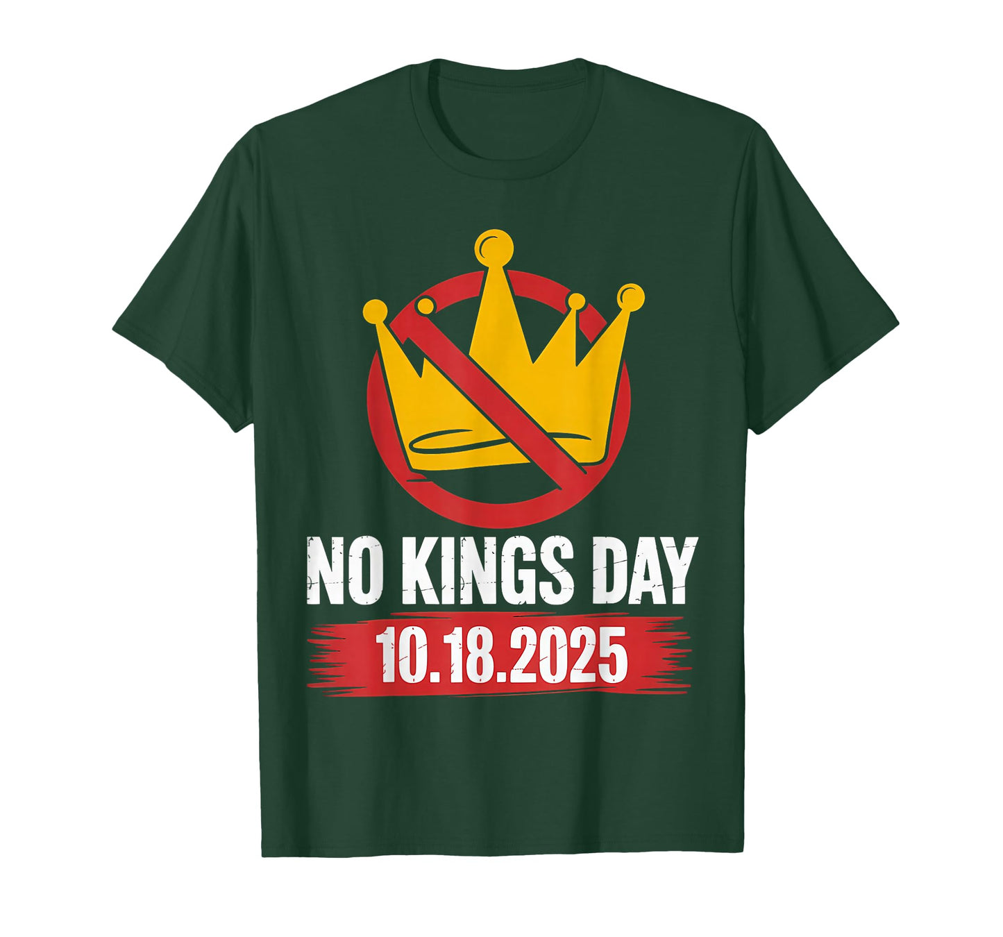 No Kings Day Patriotic No Kings 2025 T-Shirt