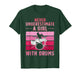 Funny Drummer Art for Girls Women Drumming Drum Set Drummer T-Shirt