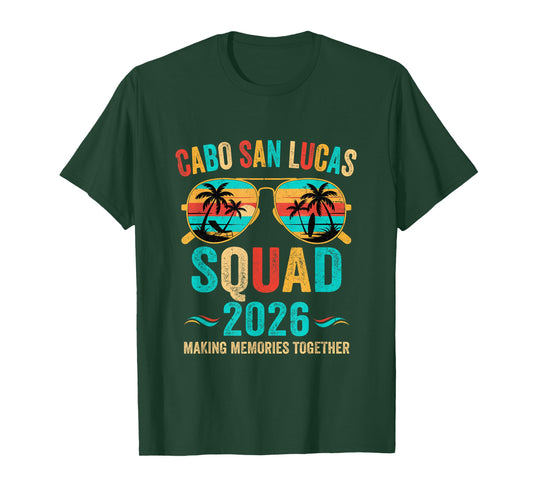 Cabo San Lucas Vacation Squad 2026 Family Matching Vintage T-Shirt