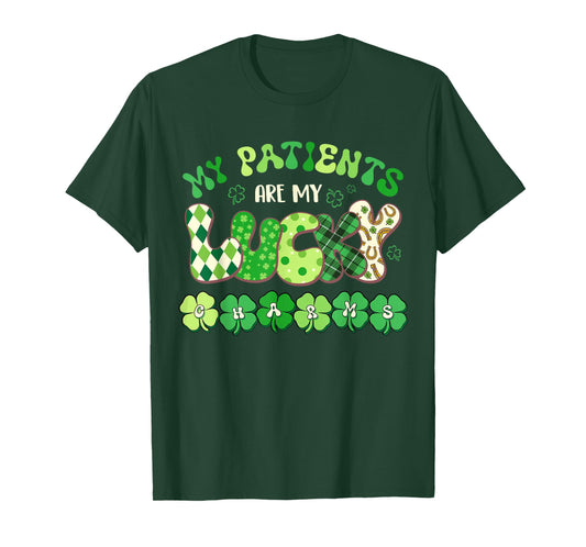 My Patients are Lucky Charms St Patricks Day Nurse T-Shirt