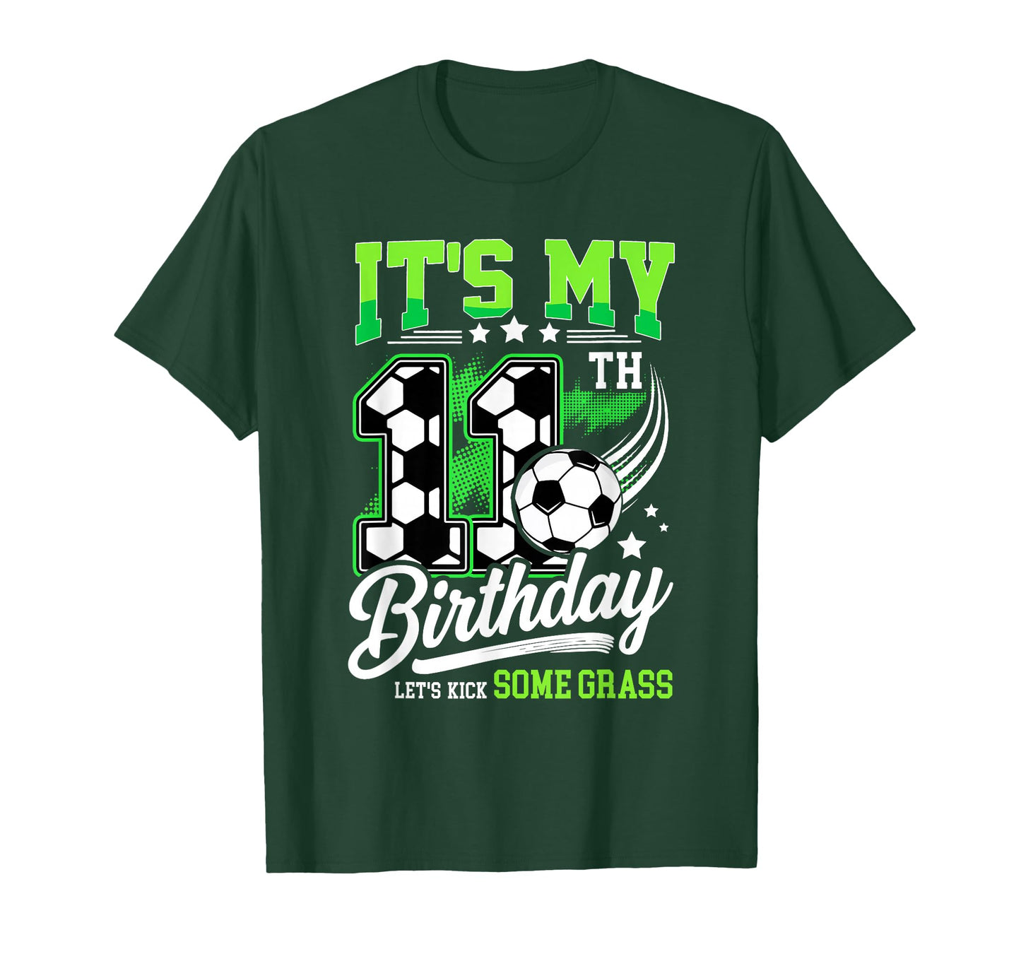 It’s My 11th Birthday Soccer 11 Year Old Soccer Player T-Shirt