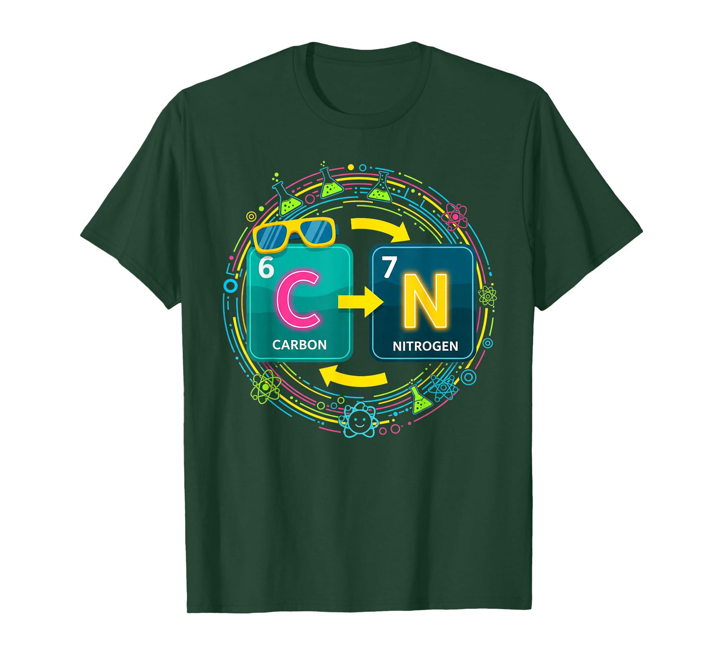 Funny 67 Meme Science Chemistry Teacher Periodic Table 6 7 T-Shirt