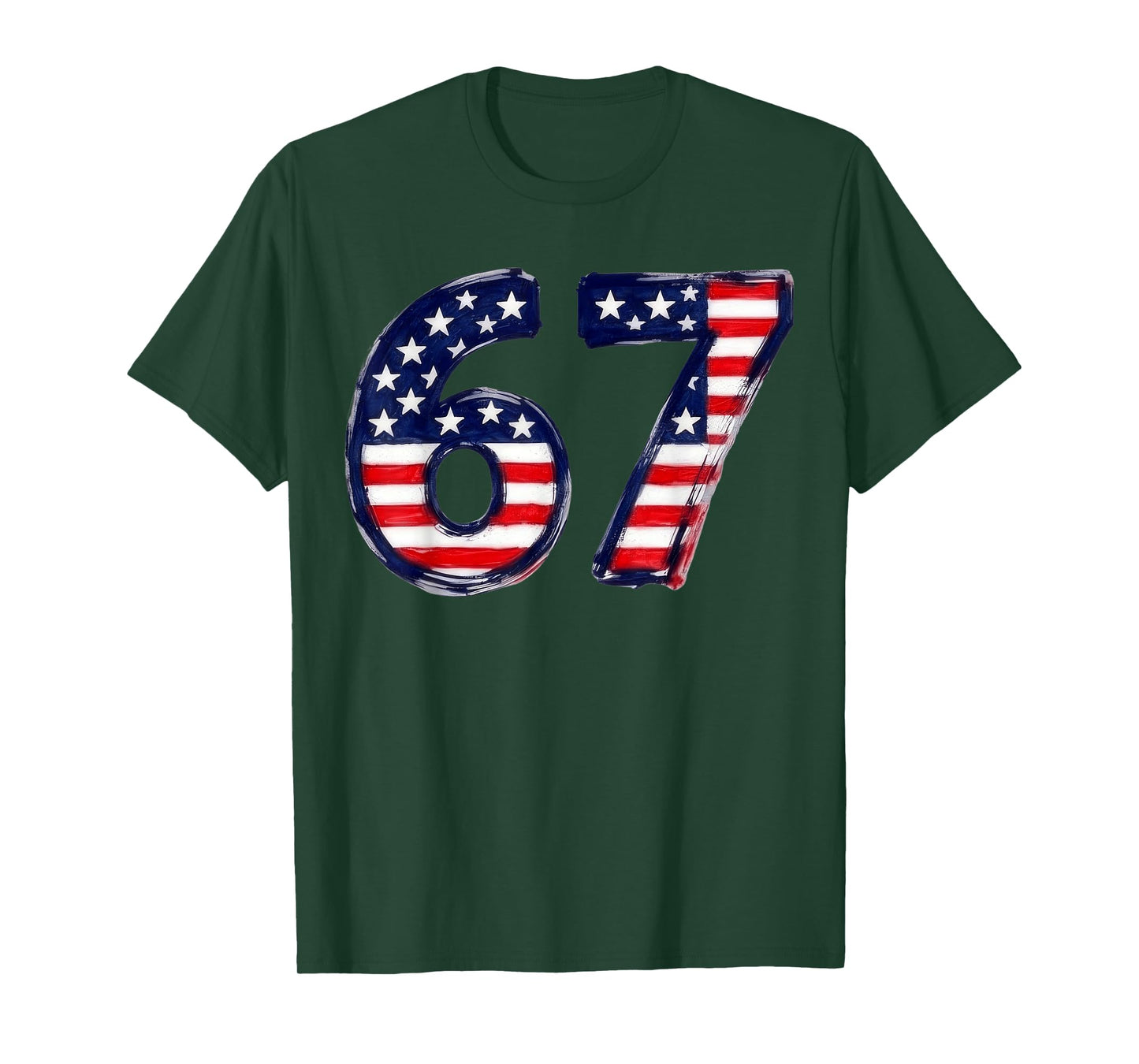 Six Seven 6 7 Number Meme Design T-Shirt