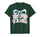 Happy 100 Days of School Student Teacher Coquette Bow Retro T-Shirt