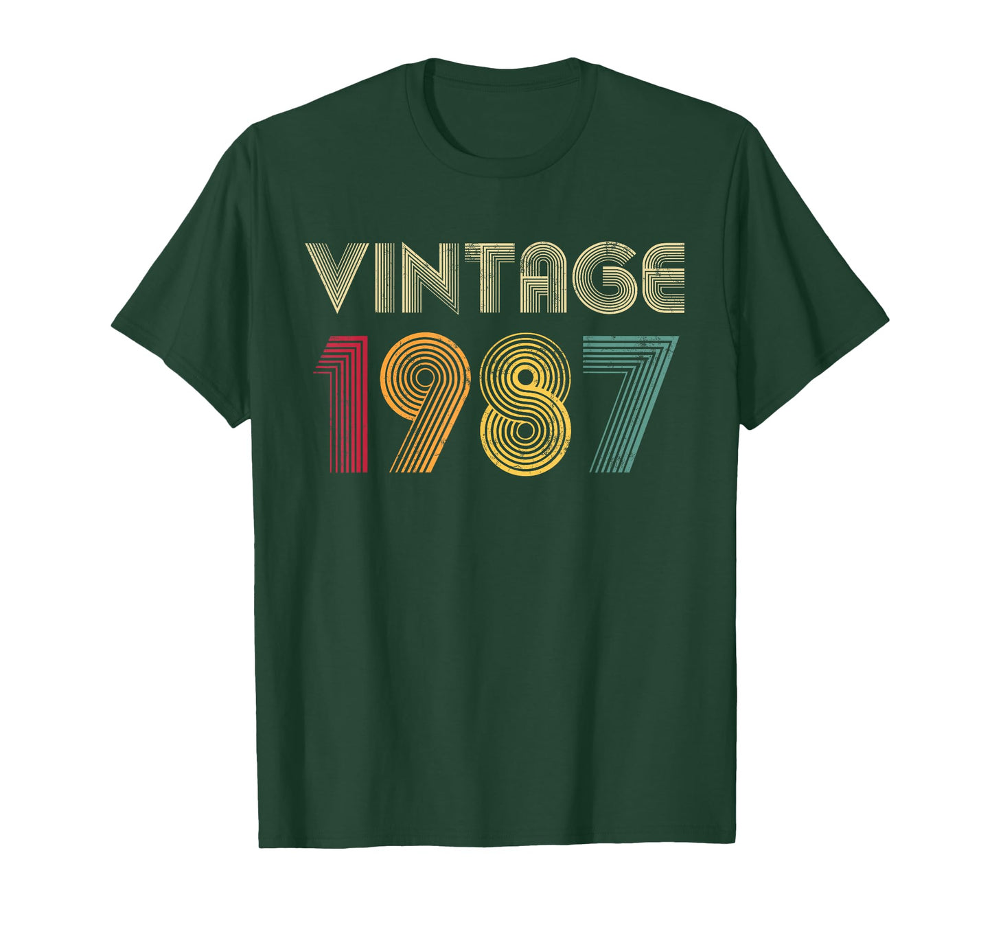 Vintage 1987 39th Birthday 39 Years Old Retro Men Women T-Shirt